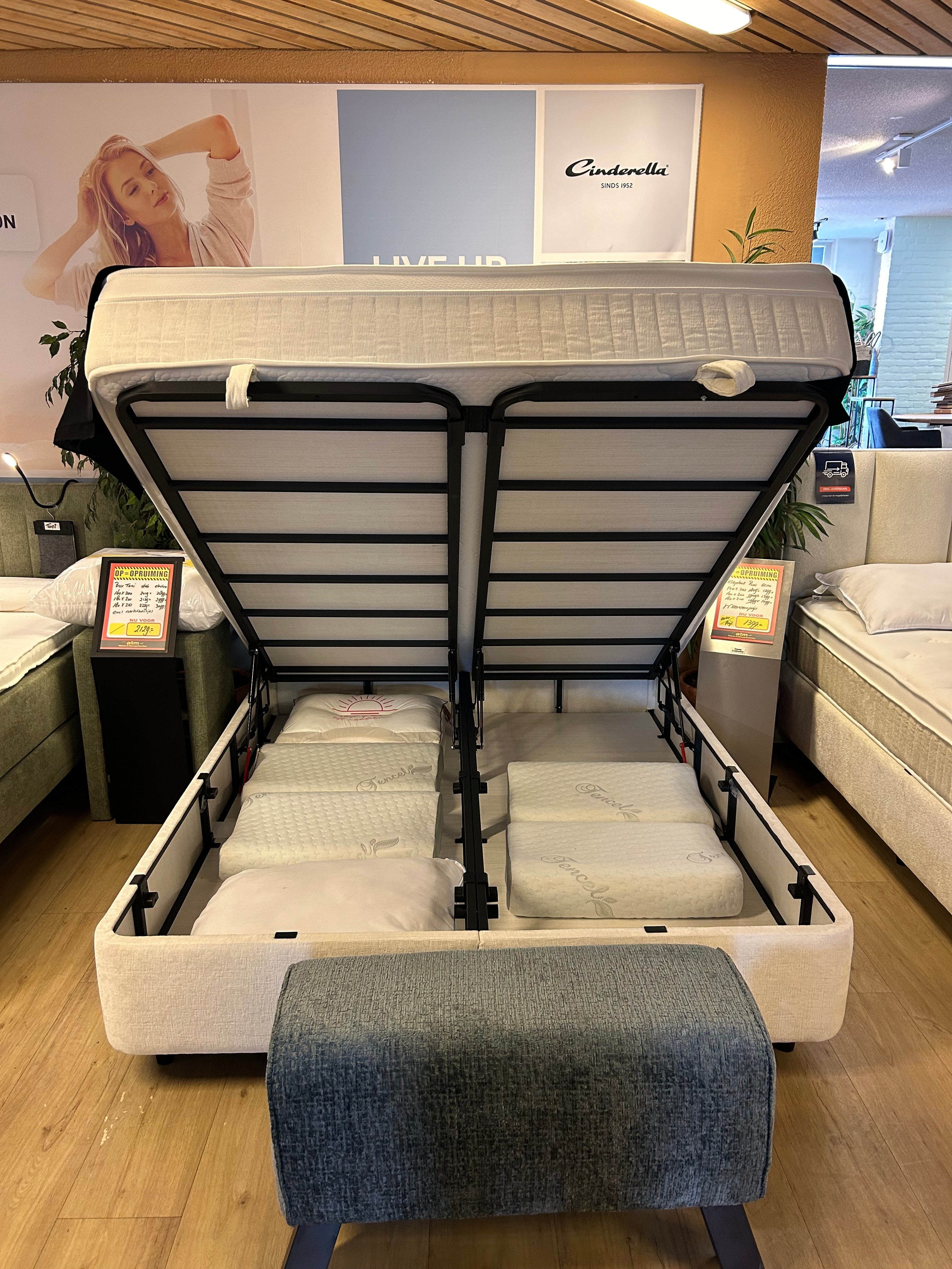Opbergklapbox Roos