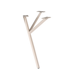 Tafelpoot Y | Sand finish | Metaal