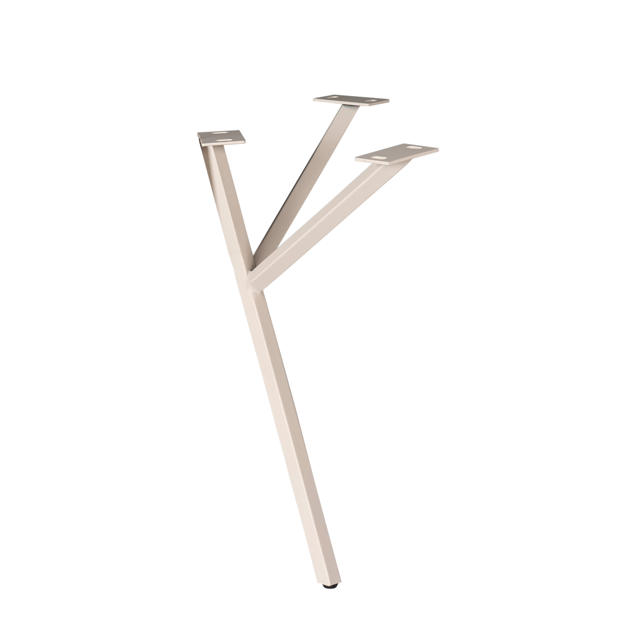 Tafelpoot Y | Sand finish | Metaal