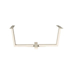 Tafelonderstel Kruispoot | Sand finish | Metaal