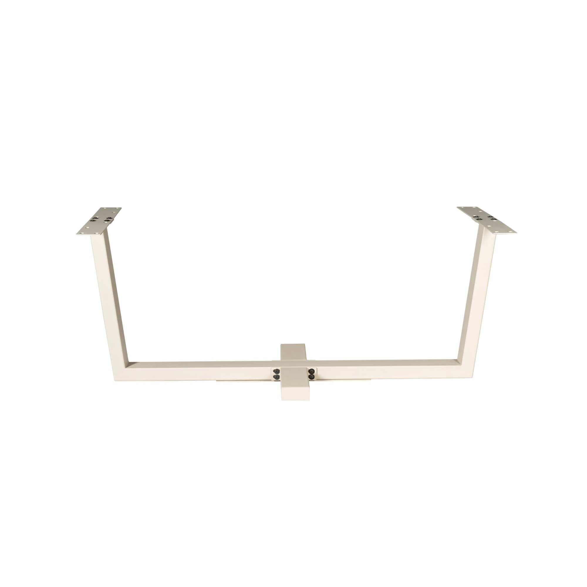 Tafelonderstel Kruispoot | Sand finish | Metaal