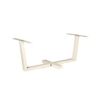 Tafelonderstel Kruispoot | Sand finish | Metaal