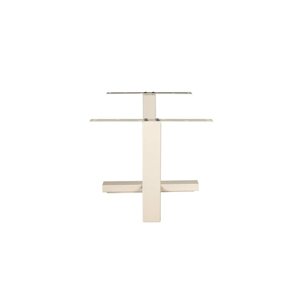 Tafelonderstel Kruispoot | Sand finish | Metaal