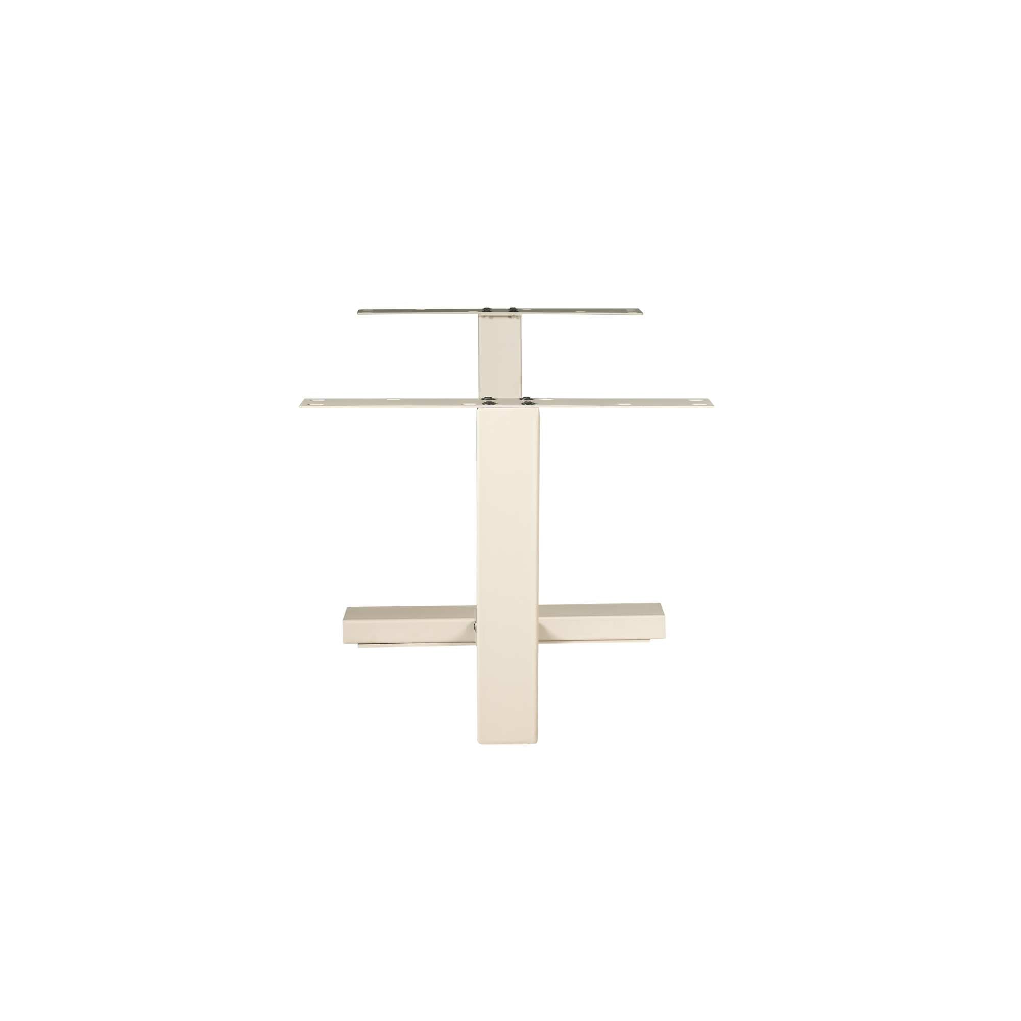 Tafelonderstel Kruispoot | Sand finish | Metaal