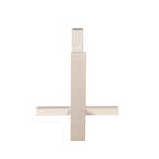 Tafelonderstel Kruispoot | Sand finish | Metaal