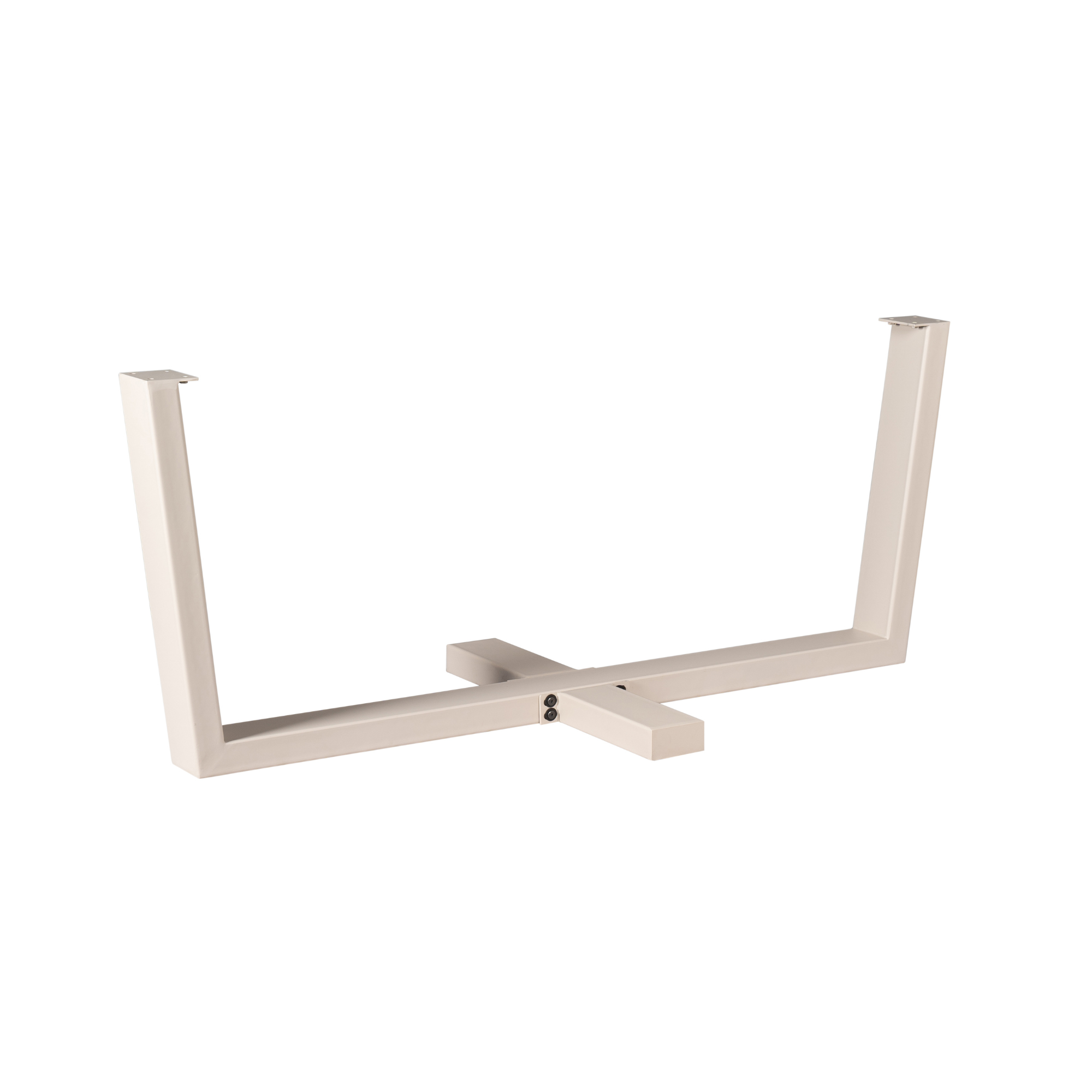 Tafelonderstel Kruispoot | Sand finish | Metaal