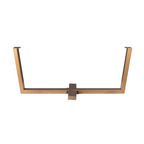 Kruispoot Metaal | Bronze finish | 180×80