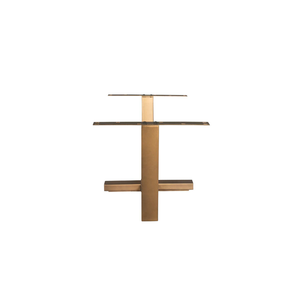 Kruispoot Metaal | Bronze finish | 180×80