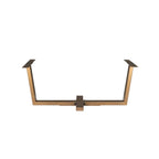 Kruispoot Metaal | Bronze finish | 180×80