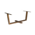 Kruispoot Metaal | Bronze finish | 180×80