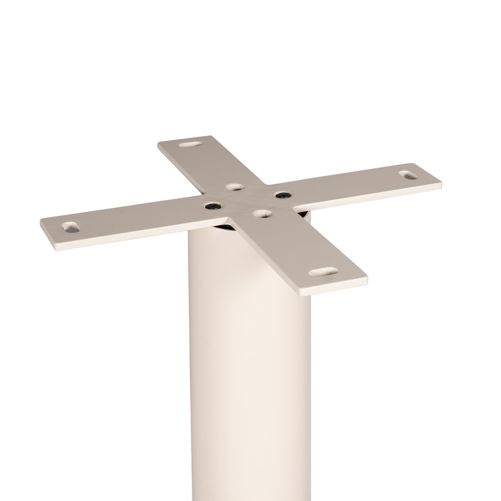 Kolompoot Sand Finish | Metalen poot | 73 cm