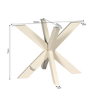 Tafelonderstel Matrixpoot | Rond | Sand finish