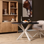Tafelonderstel Matrixpoot | Rond | Sand finish