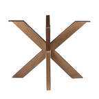 Tafelonderstel Matrixpoot | Metaal | Bronze finish