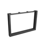 U-poot Metalen Poot | Zwart | 98x10x70 cm
