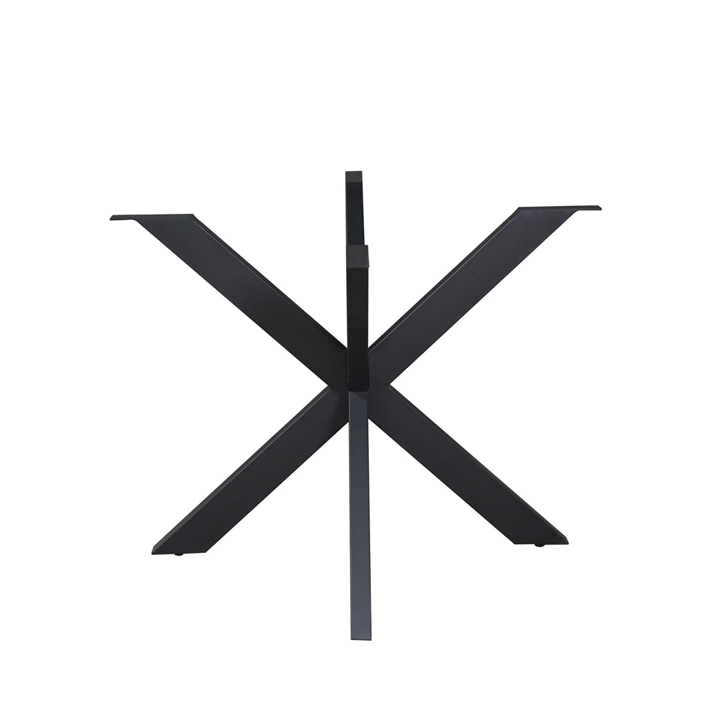Matrixpoot Rond Zwart 140 cm Koker 4x8 cm