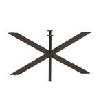Matrixpoot Geanodiseerd Bruin Ovaal/Rechthoek 160 cm Koker 4x8 cm