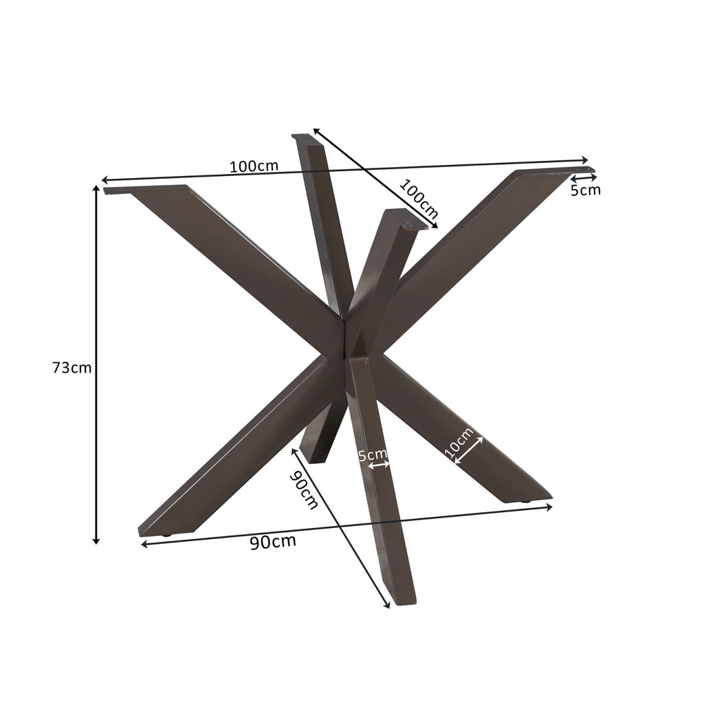 Matrixpoot Anodisch Bruin Ronde Koker 4x8 cm