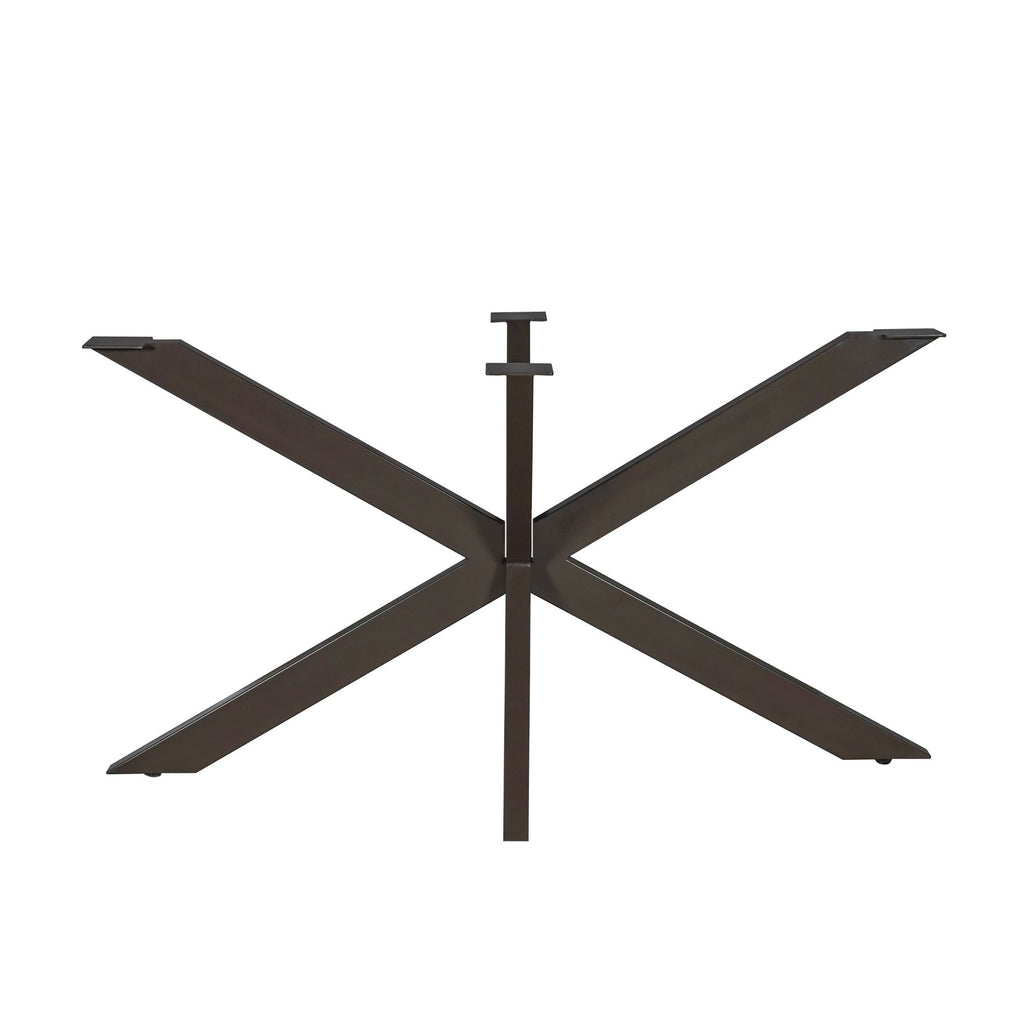 Matrixpoot Anordic Bruin Ovaal/Rechthoek 140 cm Koker 4x8 cm