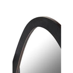 Spiegel Lou | Mangohout | Zwart lak | 70x120 cm