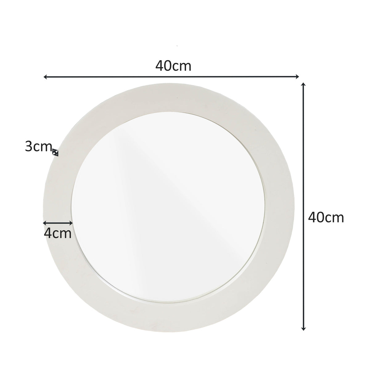 Spiegel Dide | 40 cm | zand