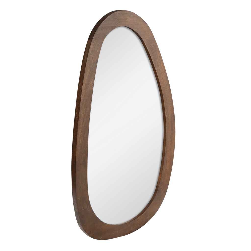 Spiegel Lou | Organisch | Massief mangohout brown