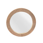 Ronde spiegel Dide naturel mangohout 40 cm