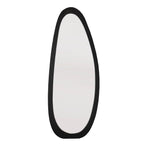 Organische spiegel Lou zwart mangohout 180 cm