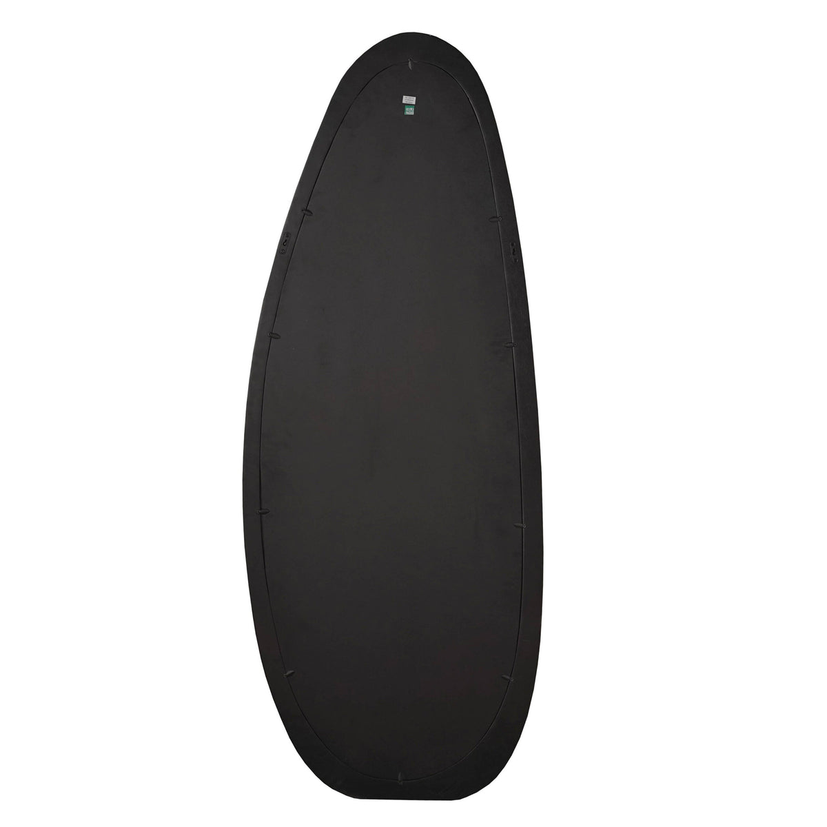 Organische spiegel Lou zwart mangohout 180 cm