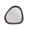 Organische spiegel Lou bruin mangohout 55 cm