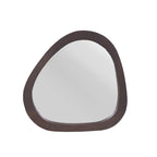 Organische spiegel Lou bruin mangohout 55 cm