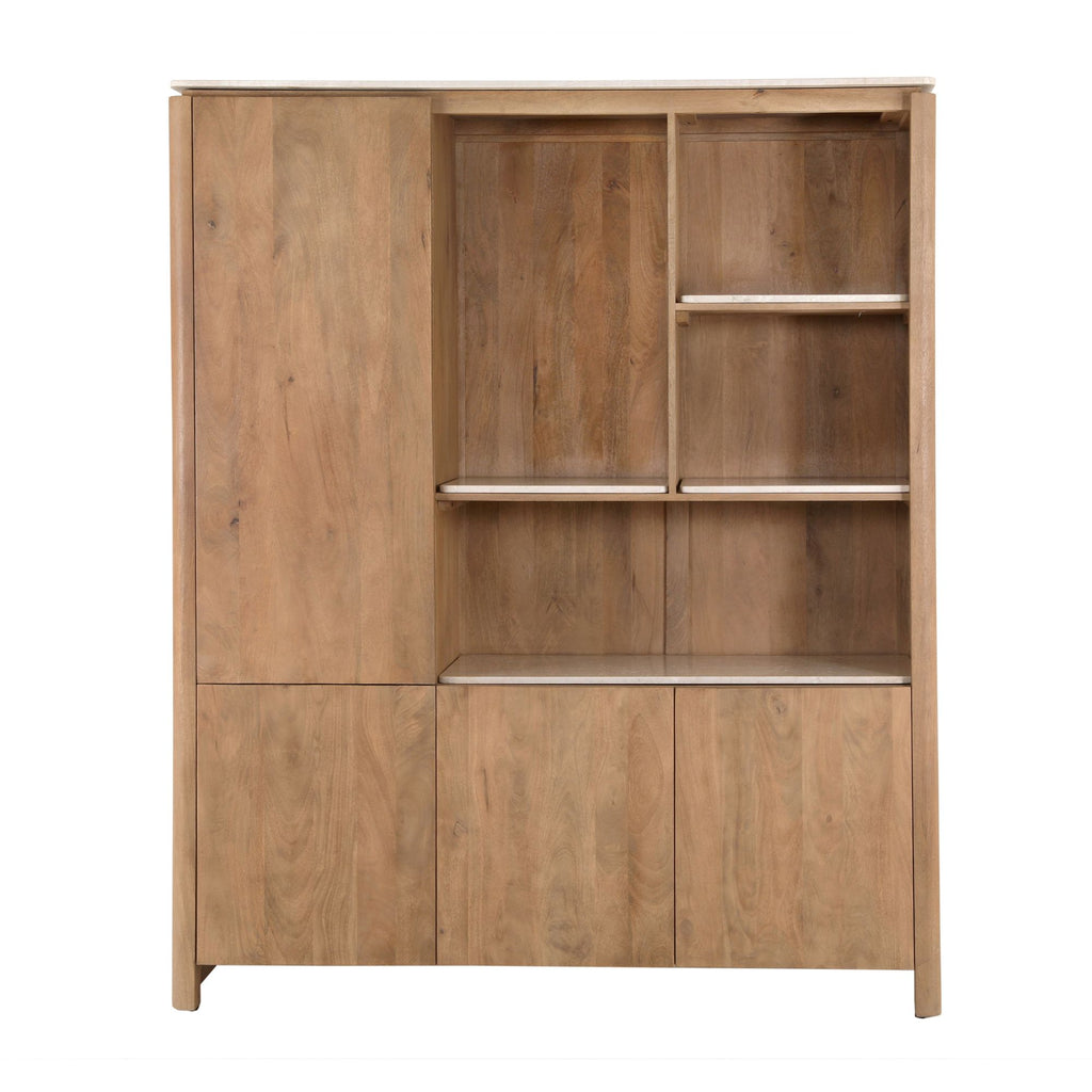 Inlegplank Vakkenkast XL Dallas Beige Marmer Set van 4