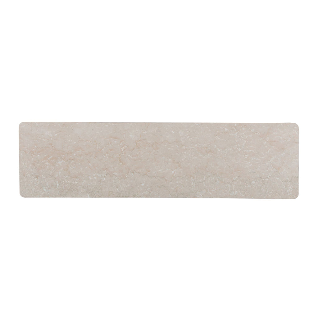 Bovenblad voor vakkenkast XL Dallas, beige marmer
