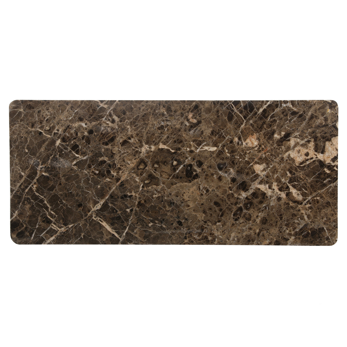 Bovenblad voor dressoir Dallas, bruin marmer, 100 cm