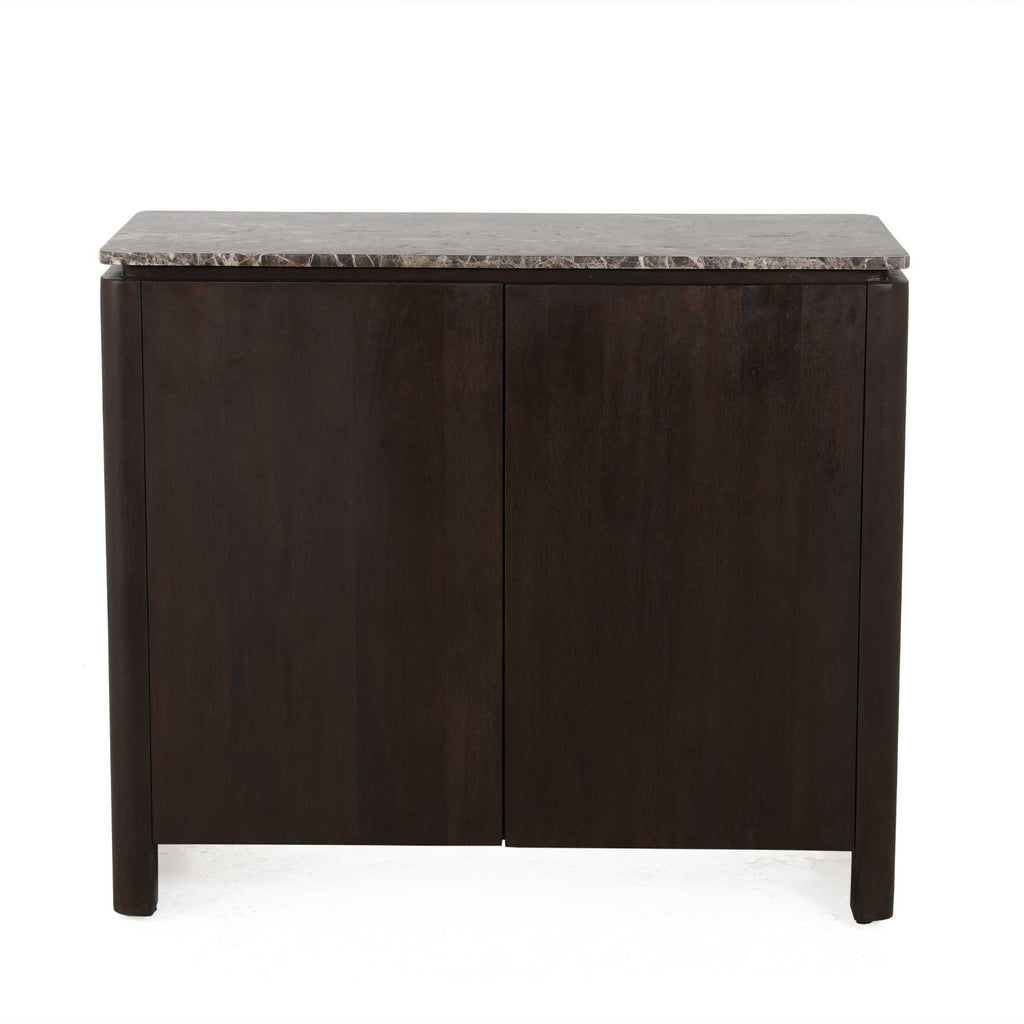 Bovenblad voor dressoir Dallas, bruin marmer, 100 cm