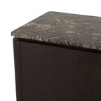 Bovenblad voor dressoir Dallas, bruin marmer, 100 cm