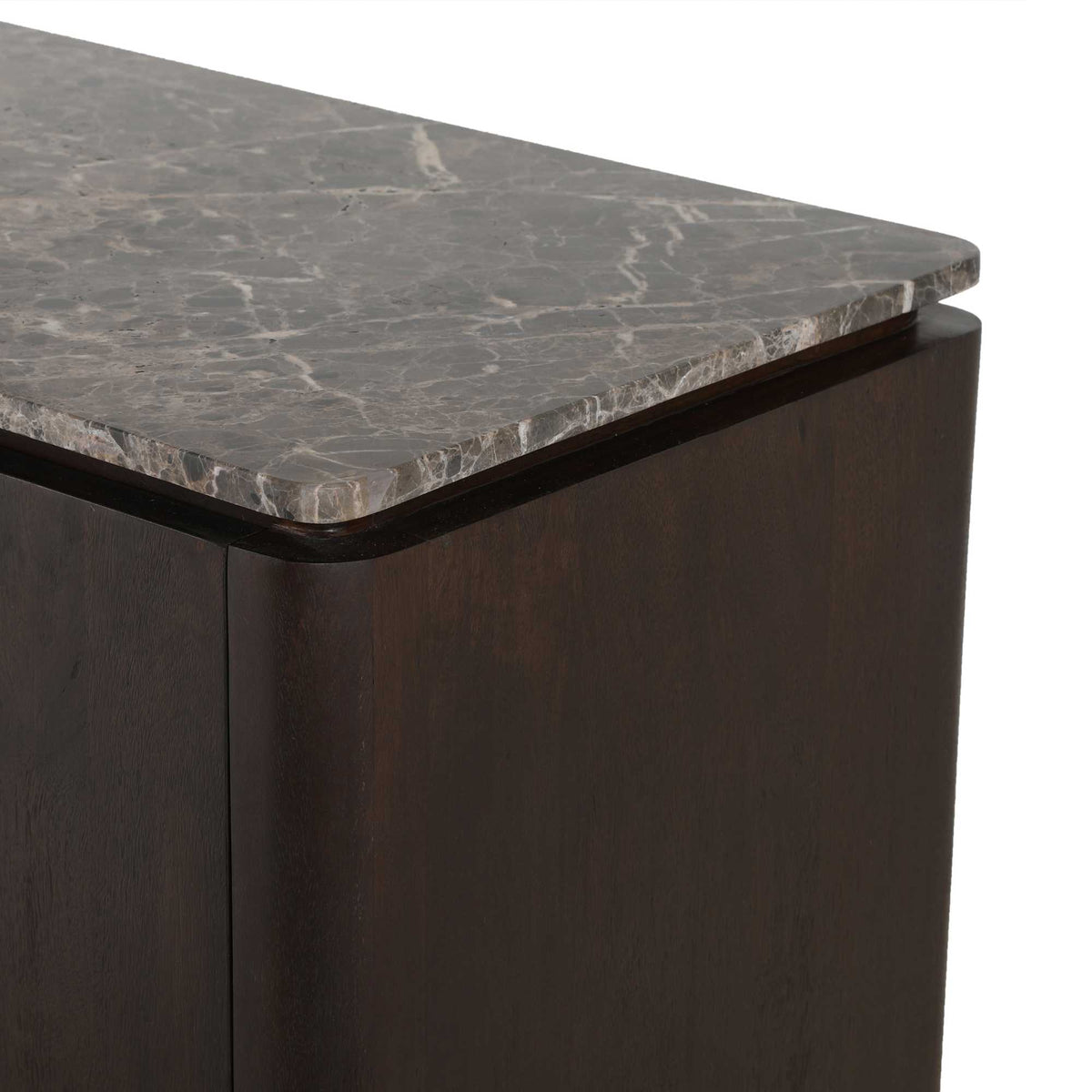 Bovenblad voor dressoir Dallas, bruin marmer, 100 cm