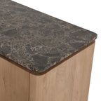 Bovenblad voor dressoir Dallas, bruin marmer, 165 cm