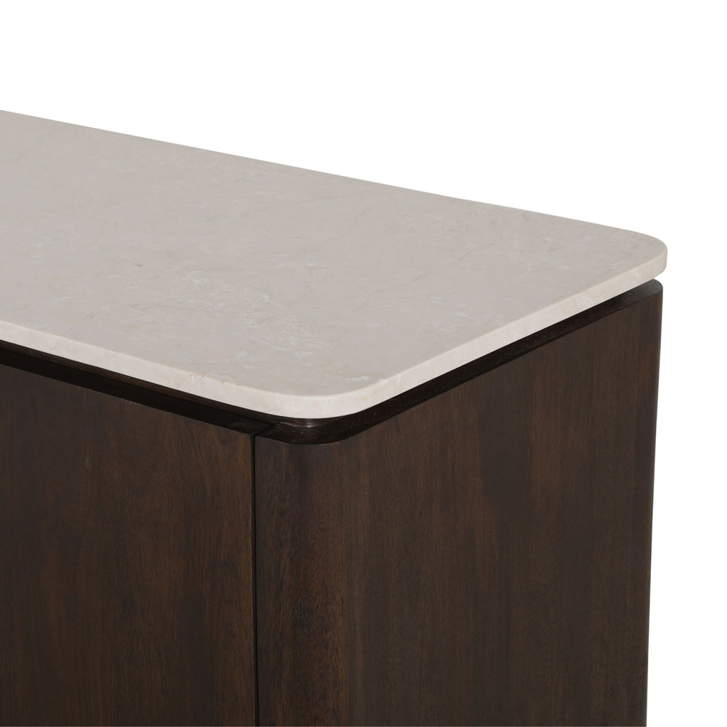 Bovenblad dressoir Dallas beige marmer 210 cm