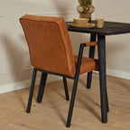Eetkamerstoel Tivoli | Bull Cognac Eco Leer | Set van 2