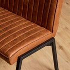 Eetkamerbank Tivoli | Eco leer | Cognac