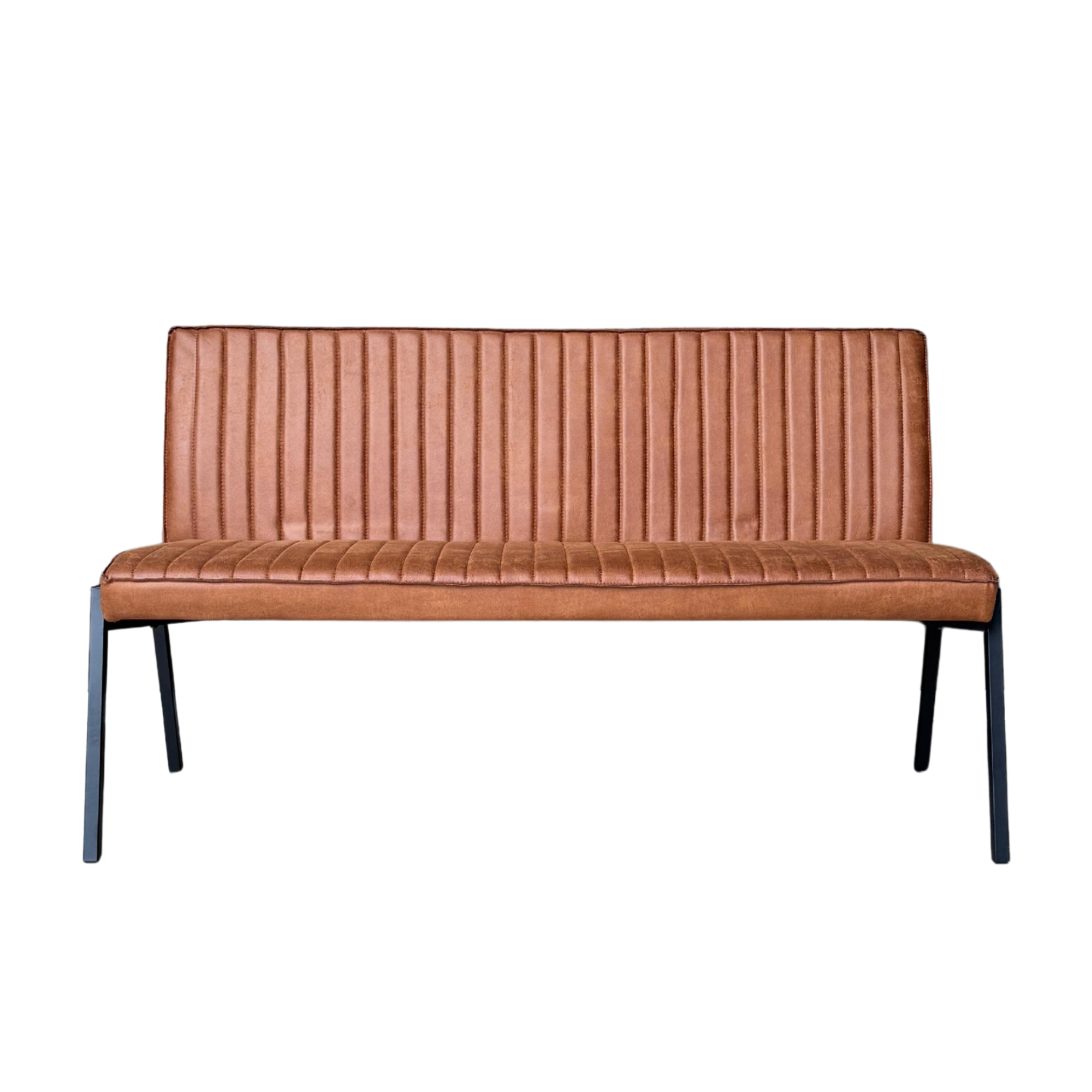 Eetkamerbank Tivoli | Eco leer | Cognac