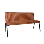 Eetkamerbank Tivoli | Eco leer | Cognac