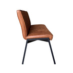 Eetkamerbank Tivoli | Eco leer | Cognac