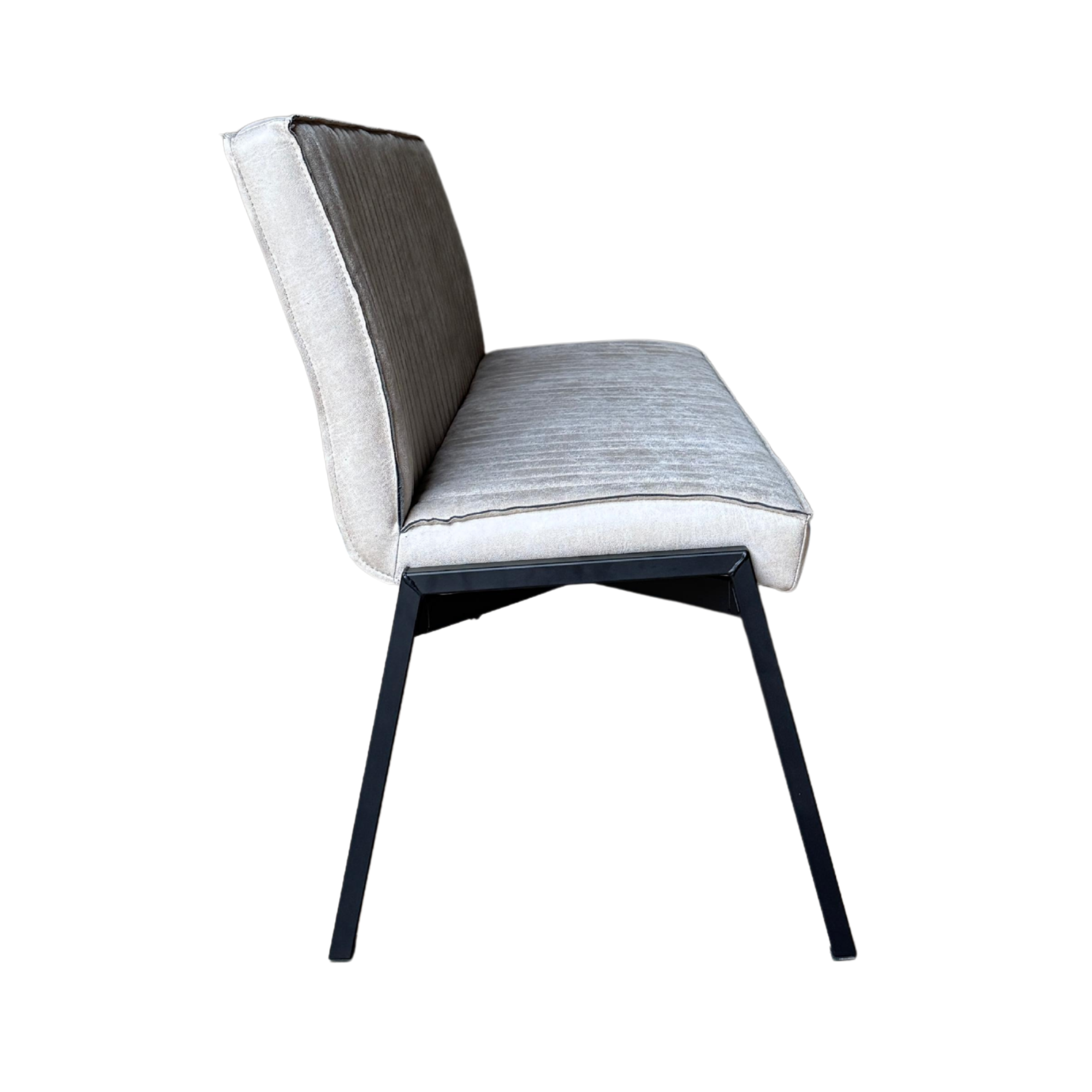 Eetkamerbank Tivoli | Beige Leer | Industriële Look