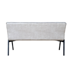 Eetkamerbank Tivoli | Beige Leer | Industriële Look
