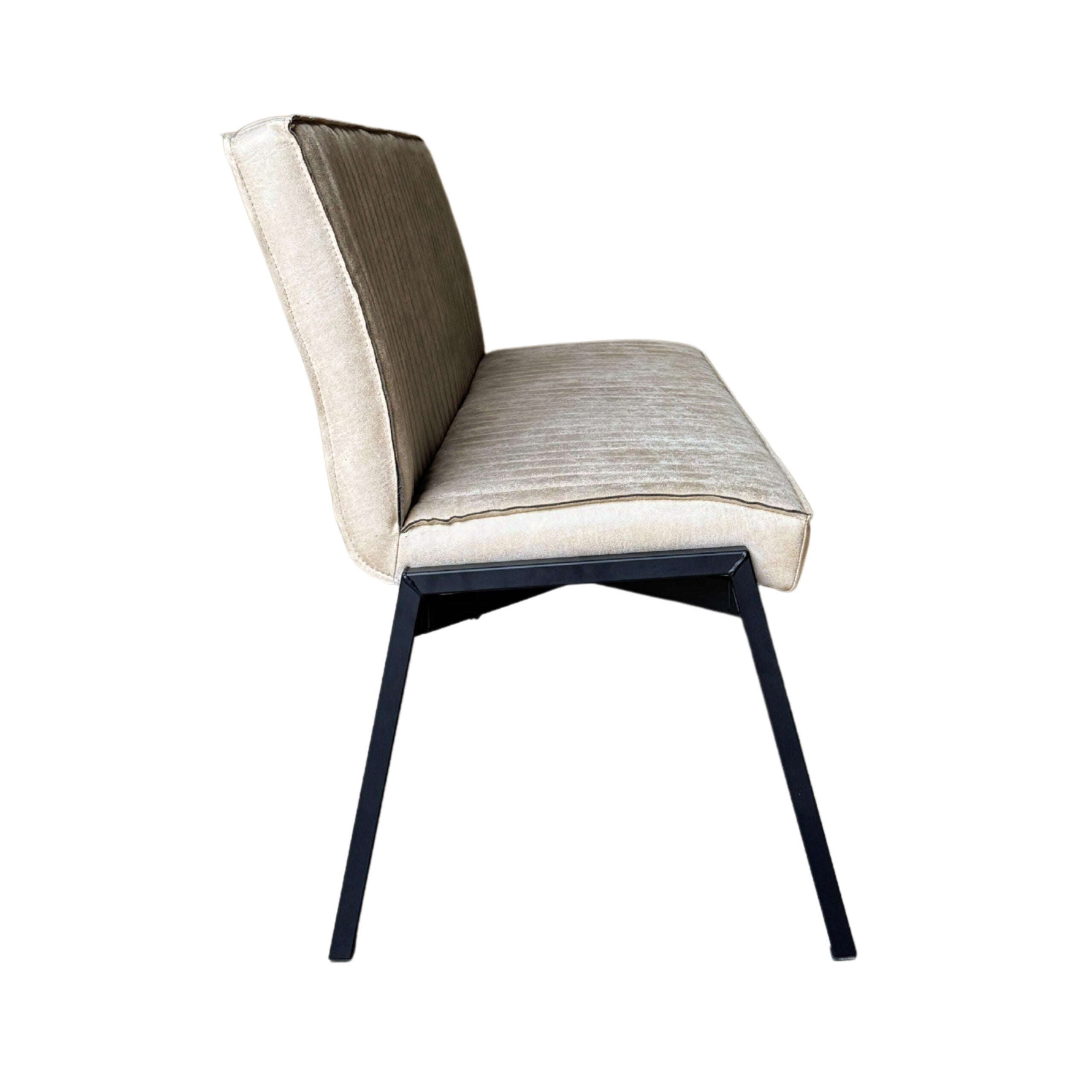 Eetkamerbank Tivoli | Beige Leer | Industriële Look