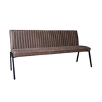 Eetkamerbank Tivoli | 185 cm | Bull Brown eco leer