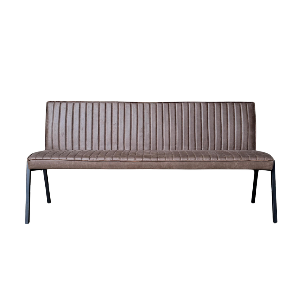 Eetkamerbank Tivoli | 185 cm | Bull Brown eco leer
