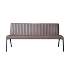 Eetkamerbank Tivoli | 185 cm | Bull Brown eco leer